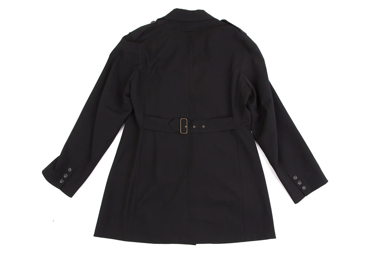 Jean Paul Gaultier Double Half Coat in Black Size 50 Size US M / EU 48-50 / 2 - 16 Thumbnail