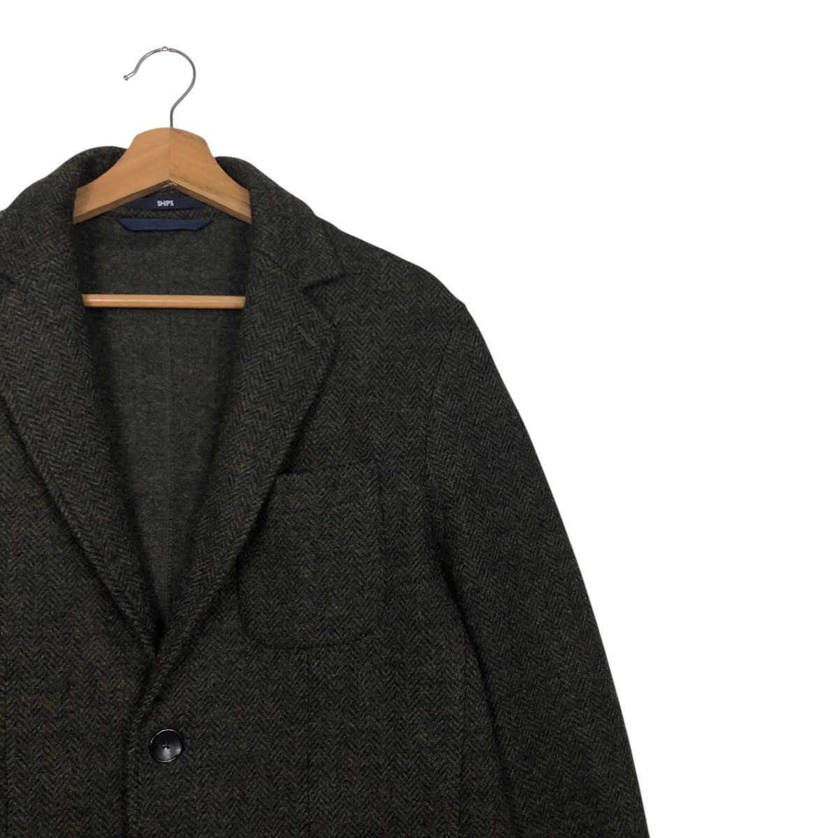 Issey Miyake 📌Vintage Wool Jacket Button Chore Balancircular Ships Japan Size US L / EU 52-54 / 3 - 7 Thumbnail