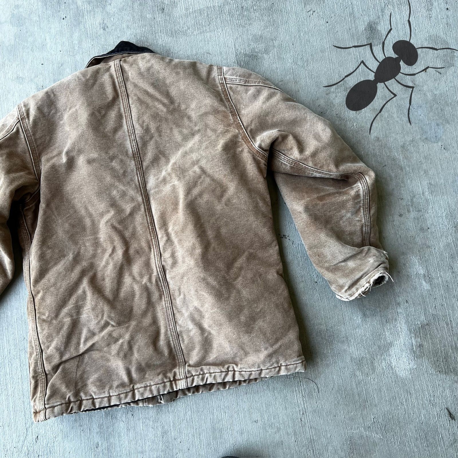 Carhartt × Vintage Carhartt YOUTH brown arctic work wear jacket Size US XS / EU 42 / 0 - 6 Thumbnail