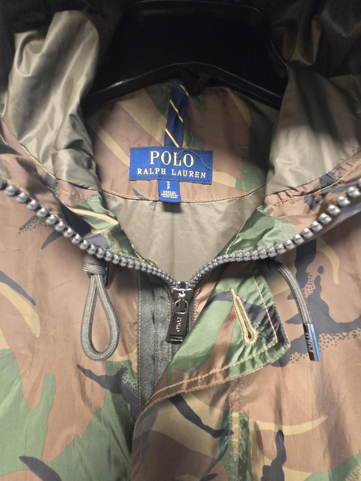 Polo Ralph Lauren Polo Ralph Lauren Hooded Army Camouflage Rain Coat Jacket S Size US S / EU 44-46 / 1 - 6 Thumbnail