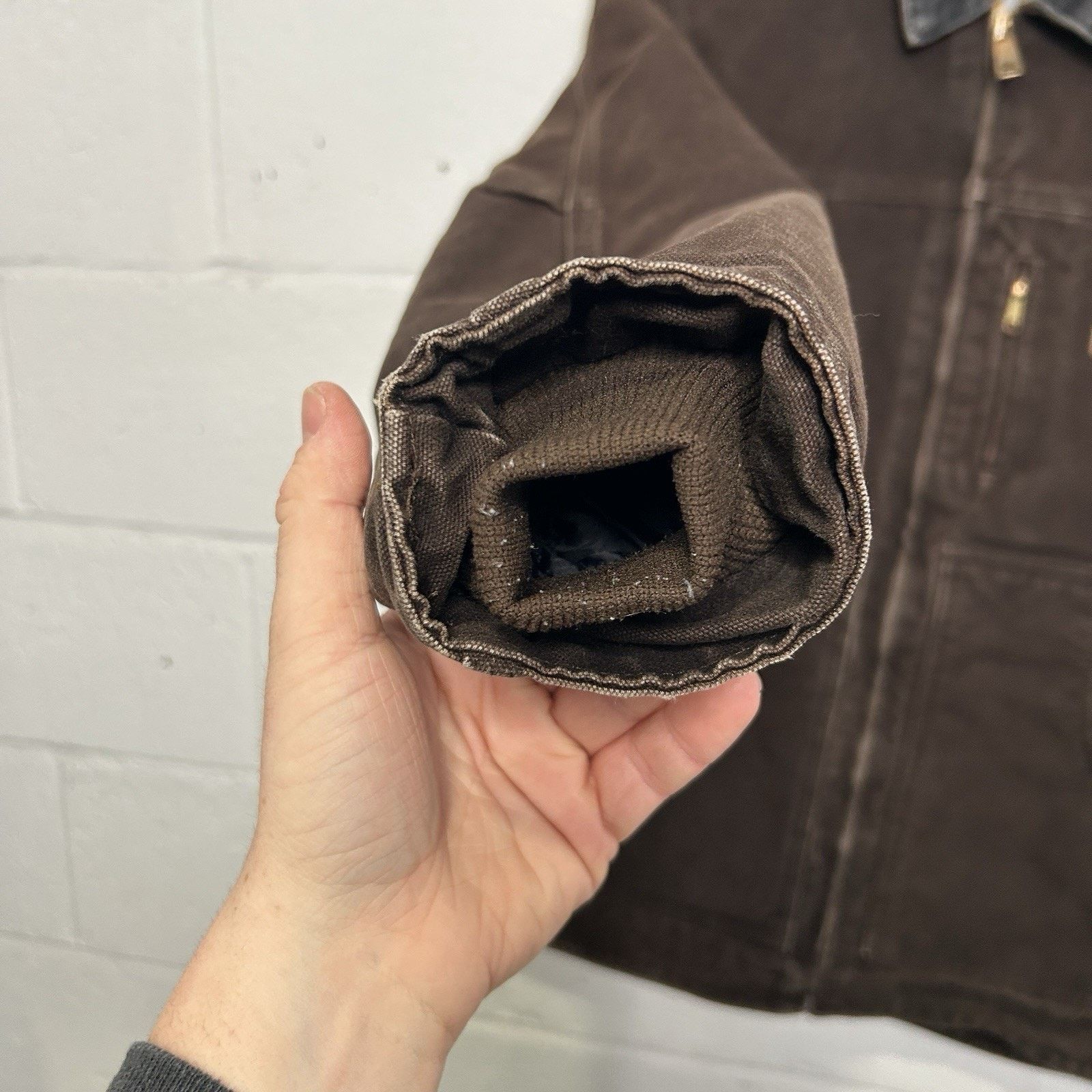 Carhartt Vintage Carhartt Sherpa-Lined Jacket “Dark Mocha” YYC61 DKB Size XS / US 0-2 / IT 36-38 - 10 Thumbnail