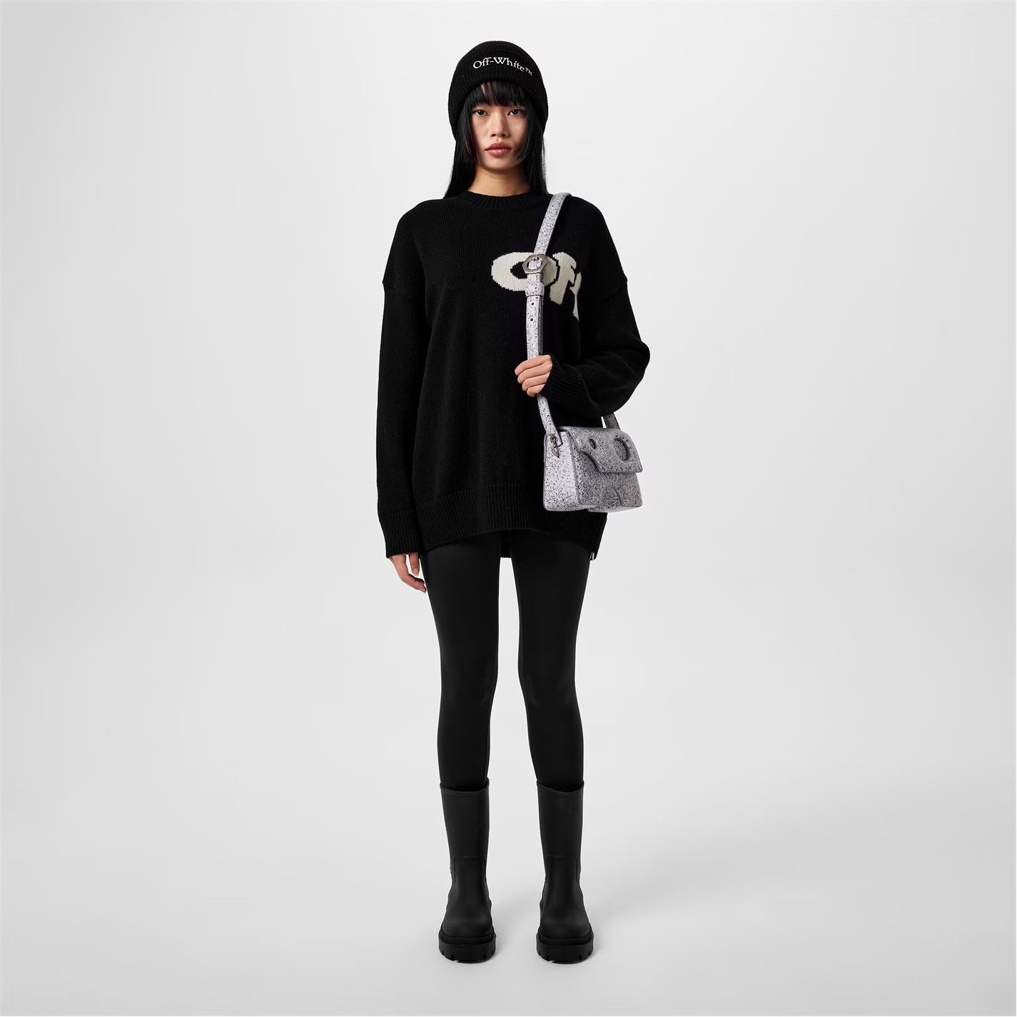 Off-White o1g2r1mq1224 Size: OS / Shoulder Bag in White & Black Size ONE SIZE - 6 Thumbnail