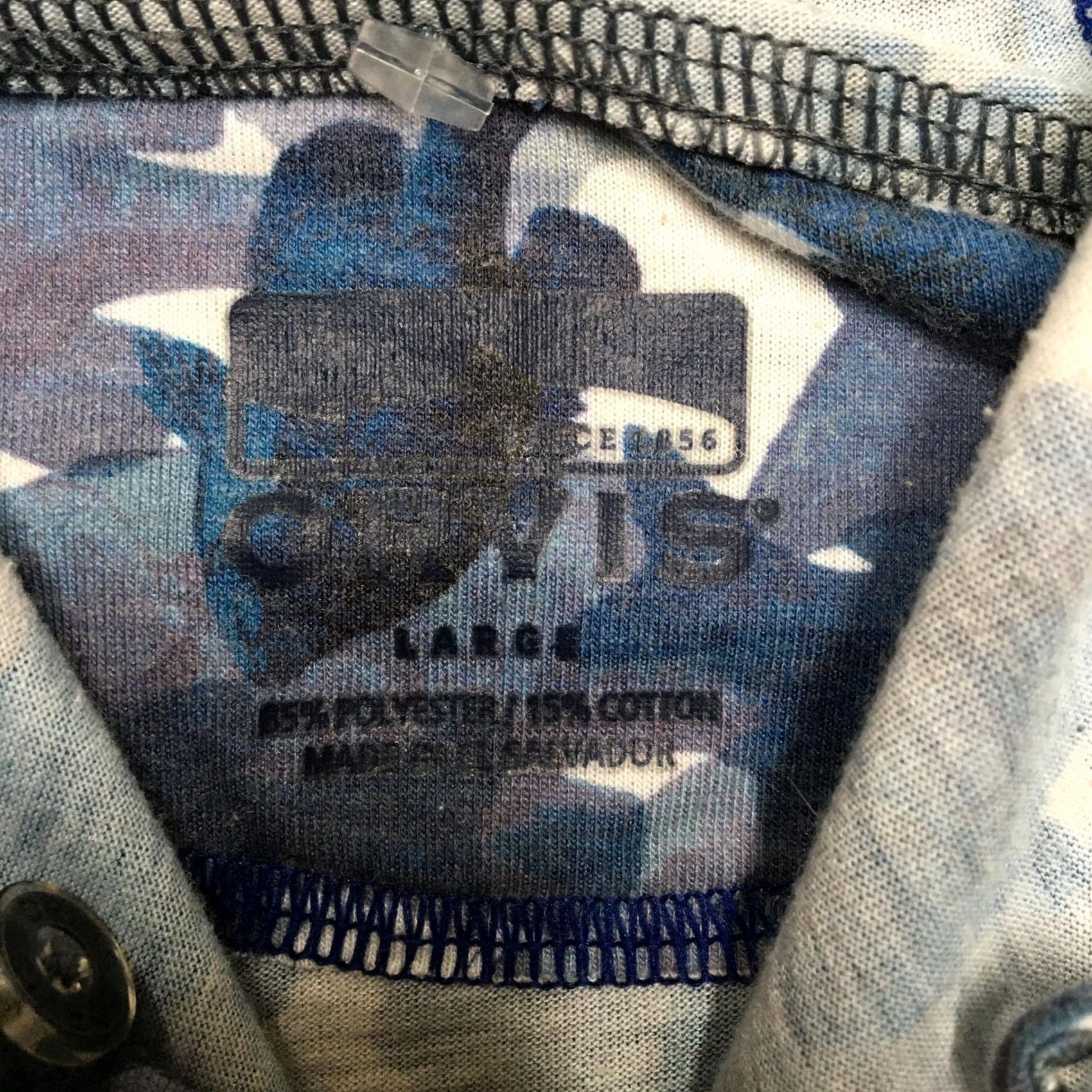 Orvis Orvis Mens Blue Fish Camo Hooded Shirt Long Sleeve Tee Size US L / EU 52-54 / 3 - 5 Thumbnail