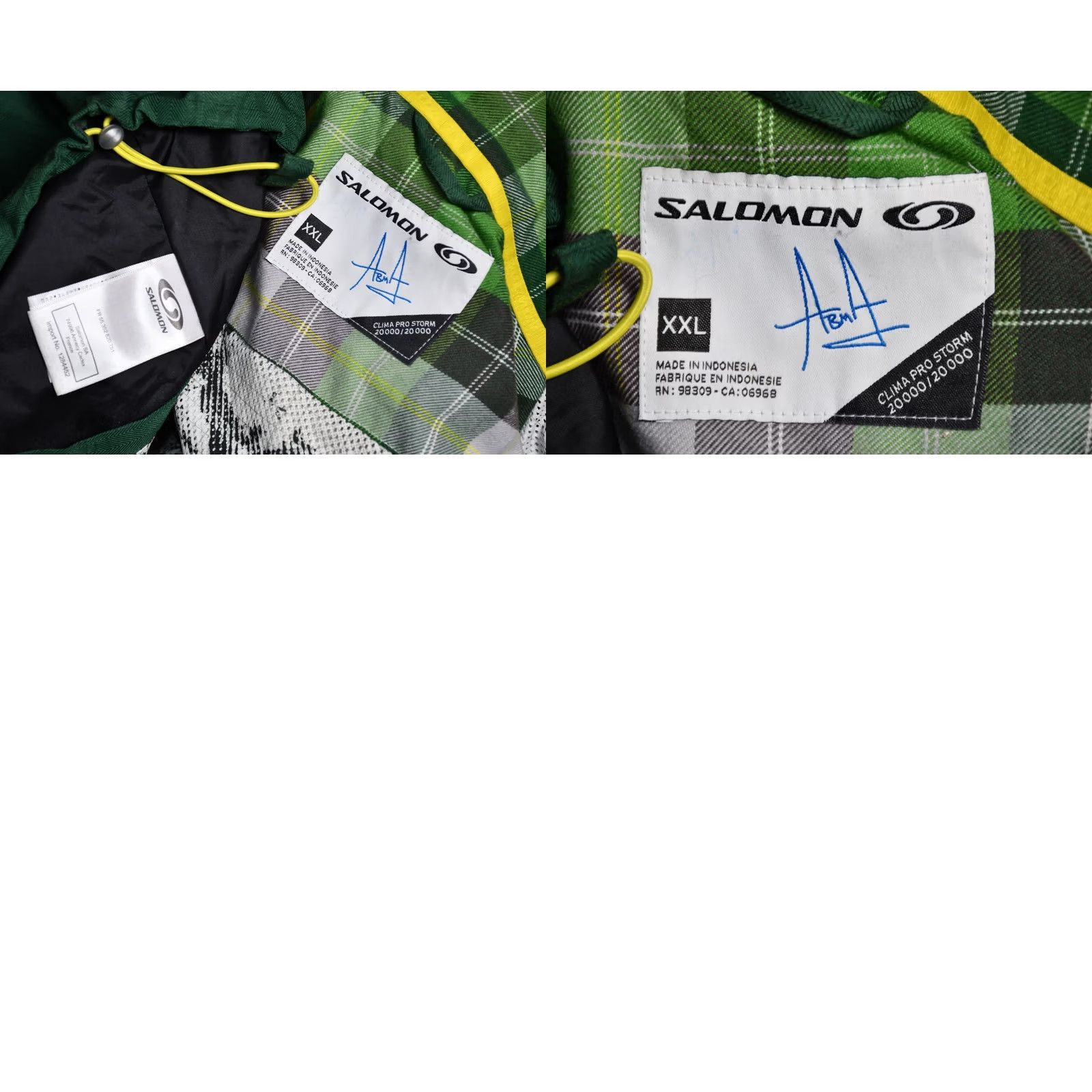 Salomon Salomon Jacket Green Mens 2XL CADABRA 2L FAIRPLAY Size US XXL / EU 58 / 5 - 9 Thumbnail