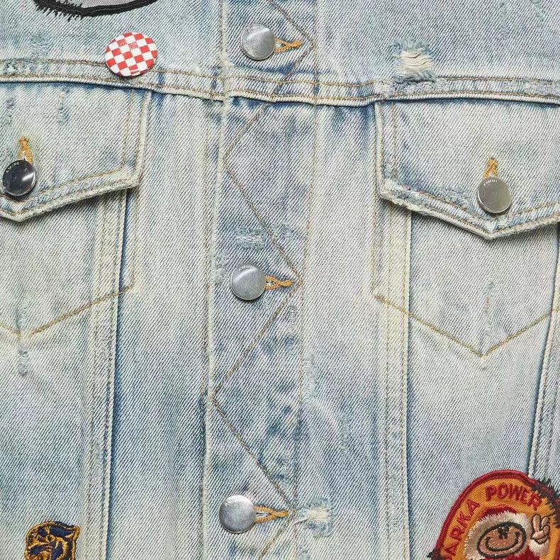 Amiri Amiri Jacksons back kill denim jacket Size US XS / EU 42 / 0 - 3 Thumbnail