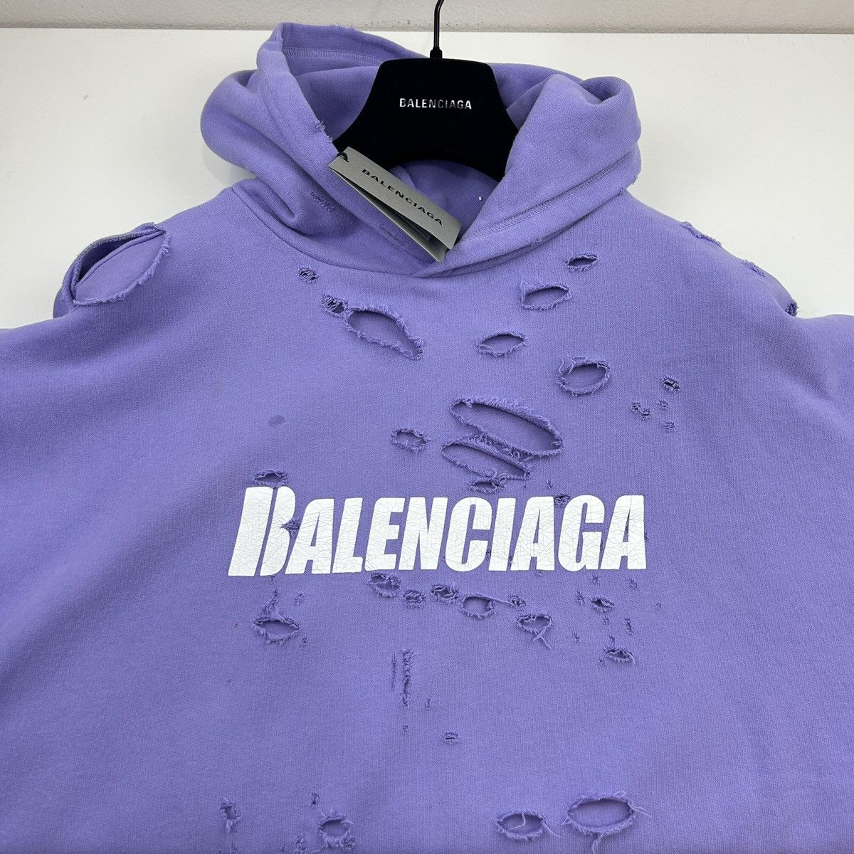 Balenciaga Balenciaga destroyed hoodie Size US S / EU 44-46 / 1 - 6 Thumbnail