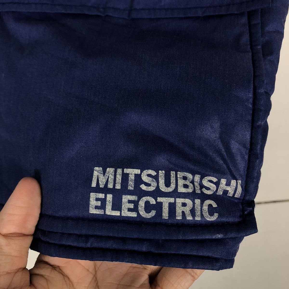 Japanese Brand 🔥Rare Puffer Down Vest Mitsubishi Electric Big Logo Work Size US M / EU 48-50 / 2 - 15 Thumbnail