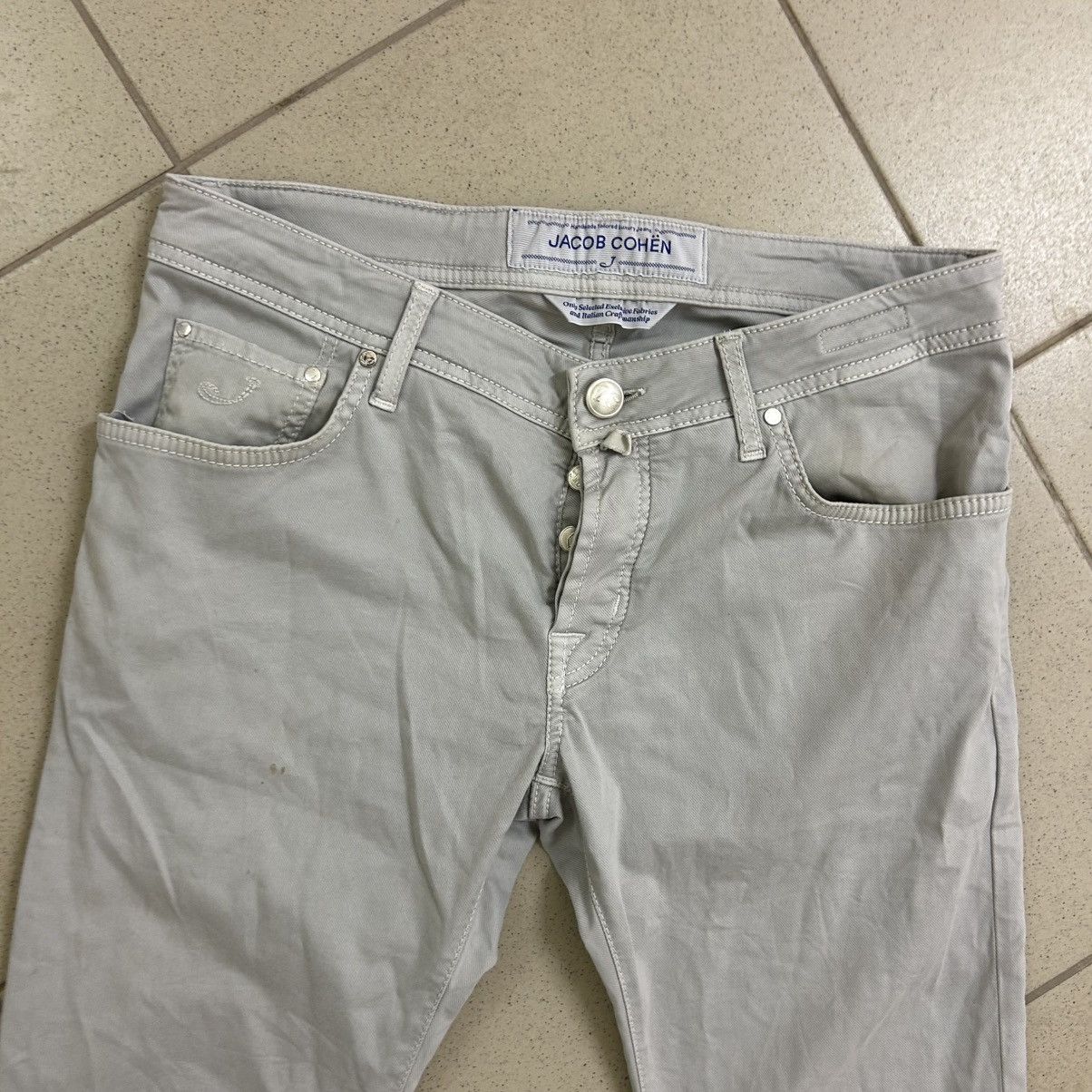Jacob Cohen Jacob Cohën Designer Luxury Streetwear Slim Fit Jeans Size US 33 - 7 Thumbnail