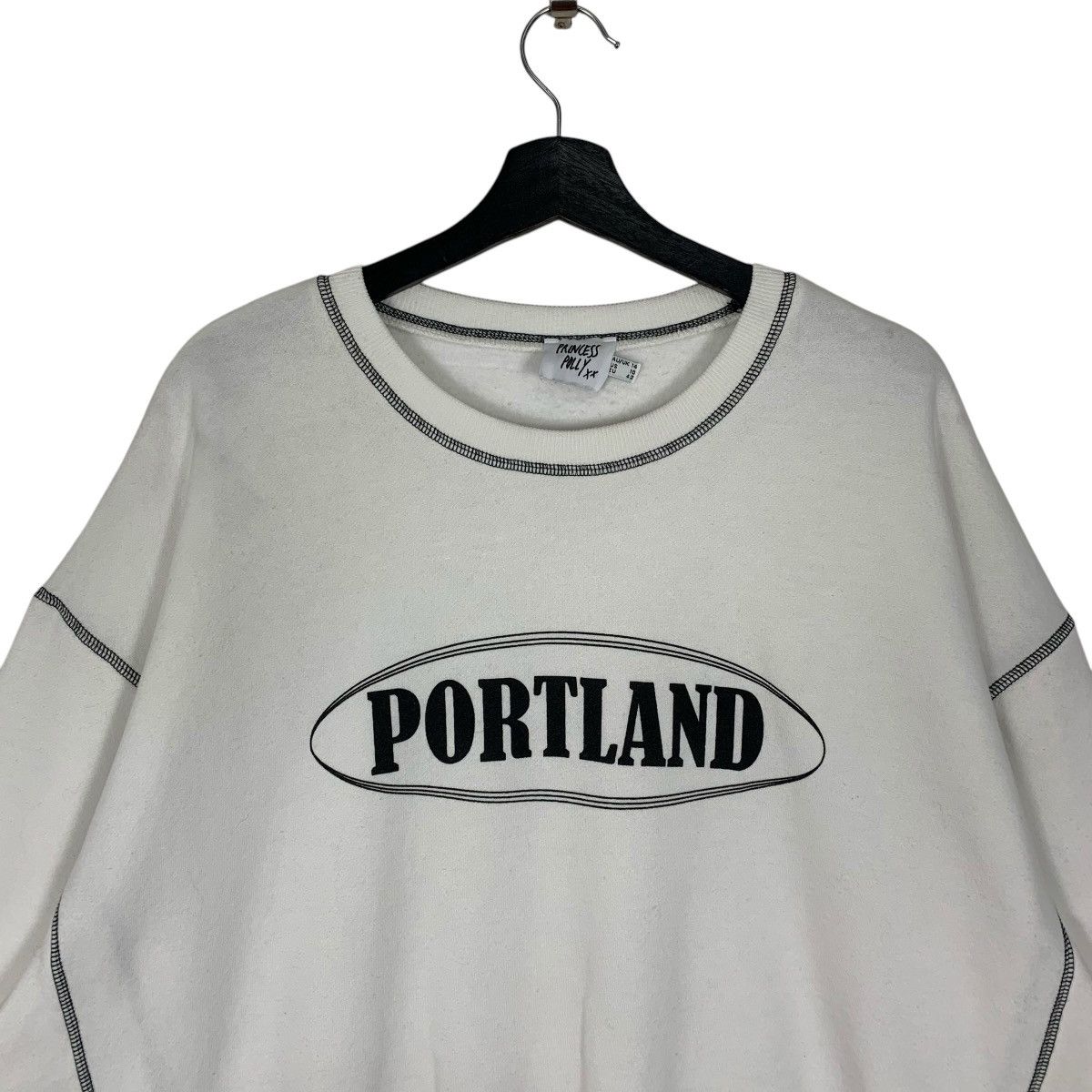 Japanese Brand princes Polly Xx Clothing Portland Spell out Sweatshirt Size US XL / EU 56 / 4 - 3 Thumbnail