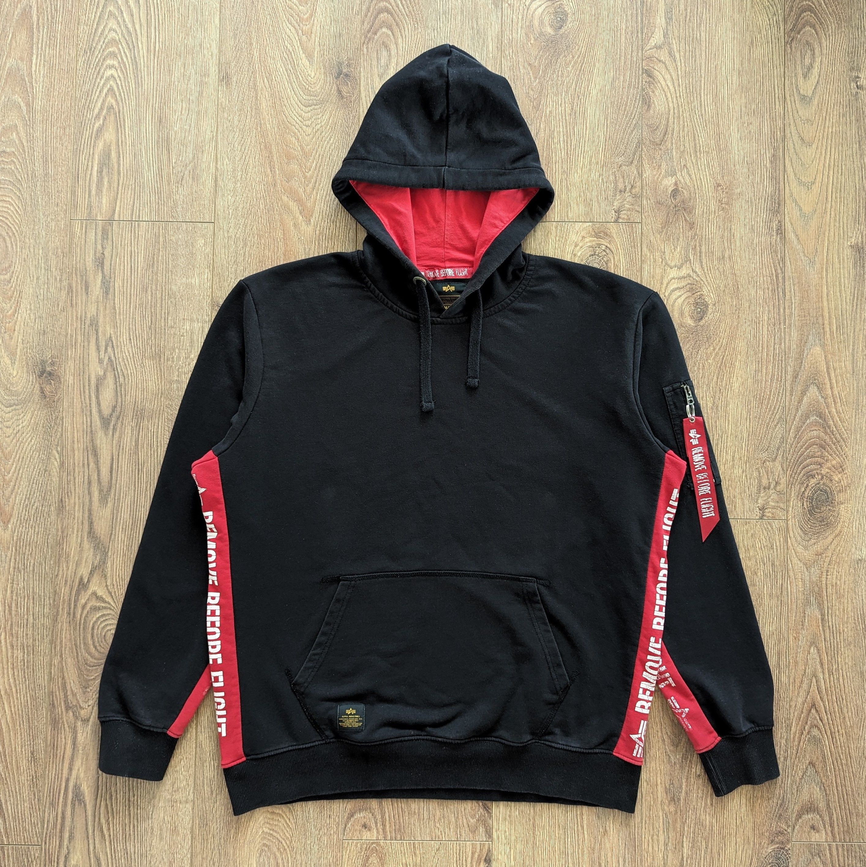 Alpha Industries Alpha Industries Men's Hoodie With Stripes On The Sides XL Size US XL / EU 56 / 4 - 21 Thumbnail