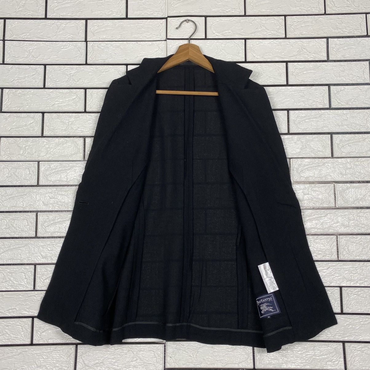 Burberry 📌Rich Black Button Jacket Burberrys Size US XXS / EU 40 - 14 Thumbnail