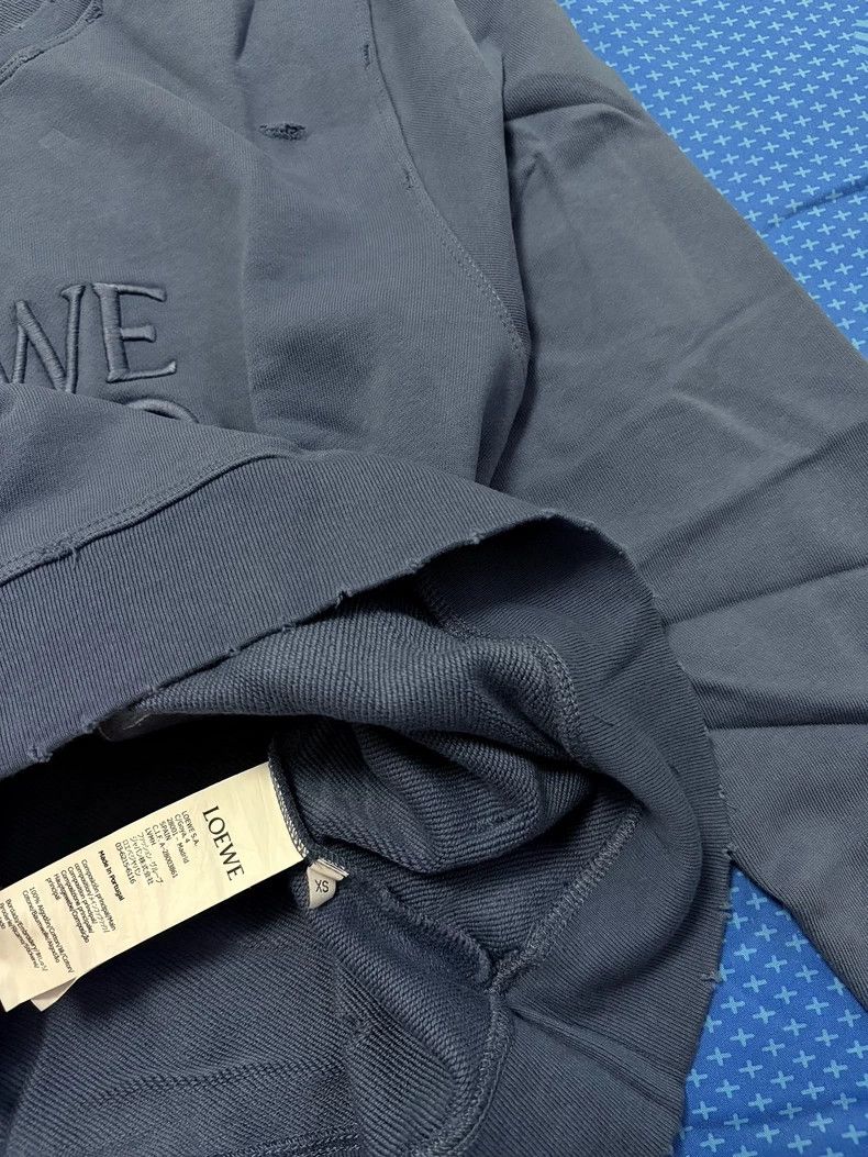 Loewe LOEWE Blue hoodie Size XS / US 0-2 / IT 36-38 - 4 Thumbnail