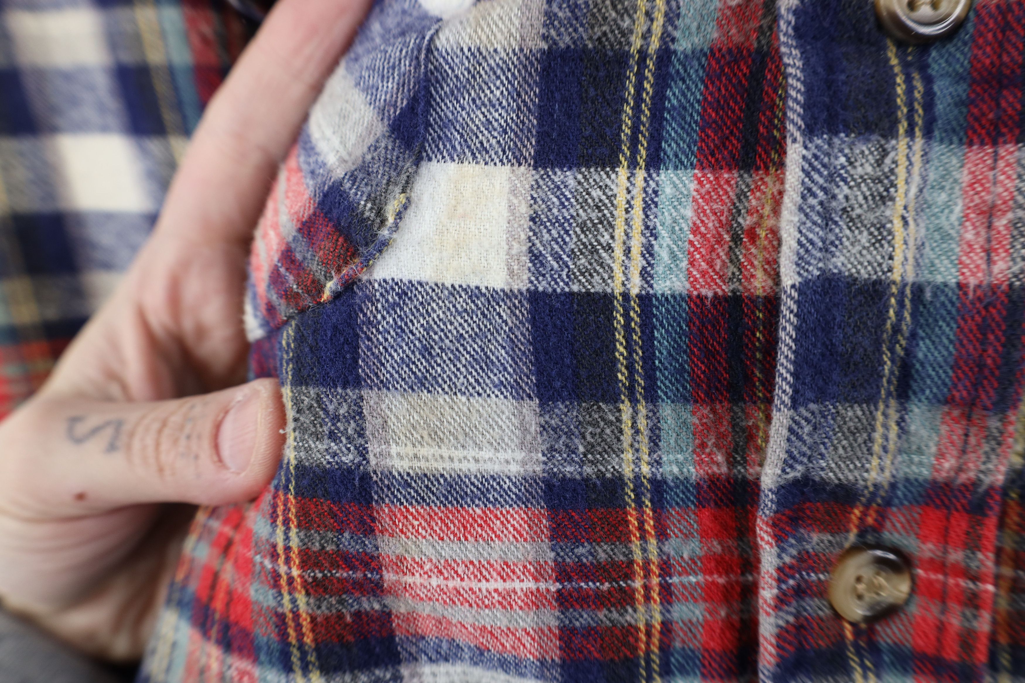 Vintage Vintage 70s Streetwear Quilted Flannel Shirt Jacket Jac Size US M / EU 48-50 / 2 - 9 Thumbnail