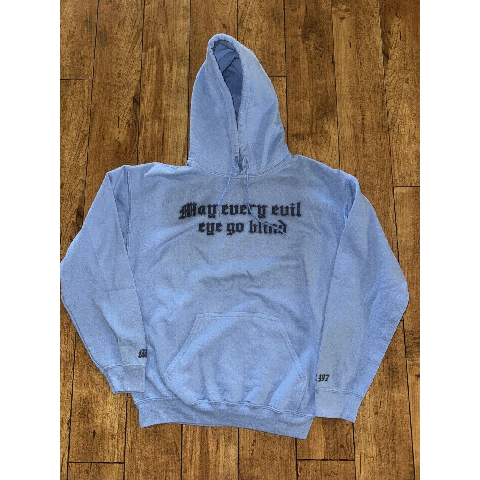 VEDA Mi Veda Hoodie Blue S 20x25 May Every Every Eye Go Blind Size US S / EU 44-46 / 1 - 1 Thumbnail