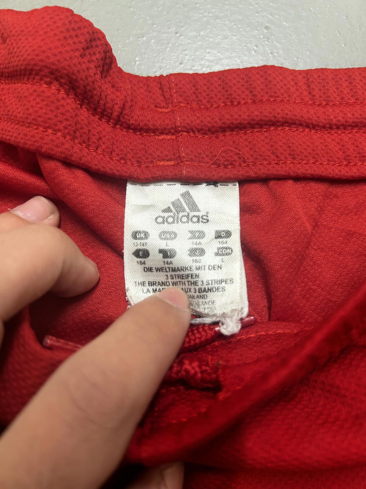 Adidas Adidas Men's Red Sports Shorts Size US 26 / EU 42 - 4 Thumbnail