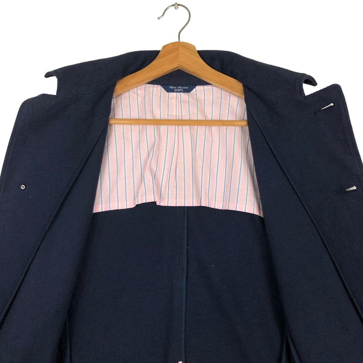 Japanese Brand 🔥VINTAGE CHORE JACKET BUTTON STRIPED LINING SHIPS JAPAN Size US XL / EU 56 / 4 - 14 Thumbnail