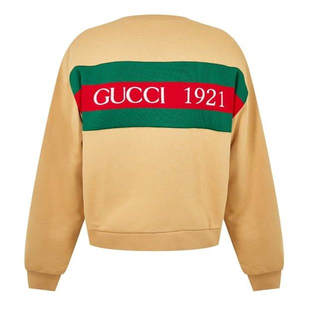 Gucci Web Jersey Sweatshirt Size US L / EU 52-54 / 3 - 7 Thumbnail