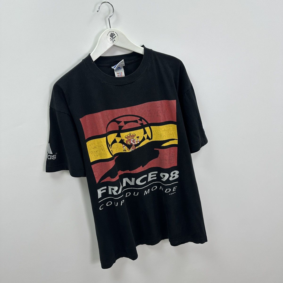 Vintage Vintage 90s France Coupe De monde 98 Adidas 1994 tee y2k Size US M / EU 48-50 / 2 - 3 Thumbnail