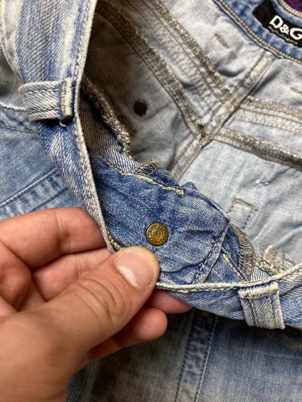 Other Y2K Vintage Dolce&Gabbana Jeans Streetwear Rare Casual Style Size US 31 - 18 Thumbnail