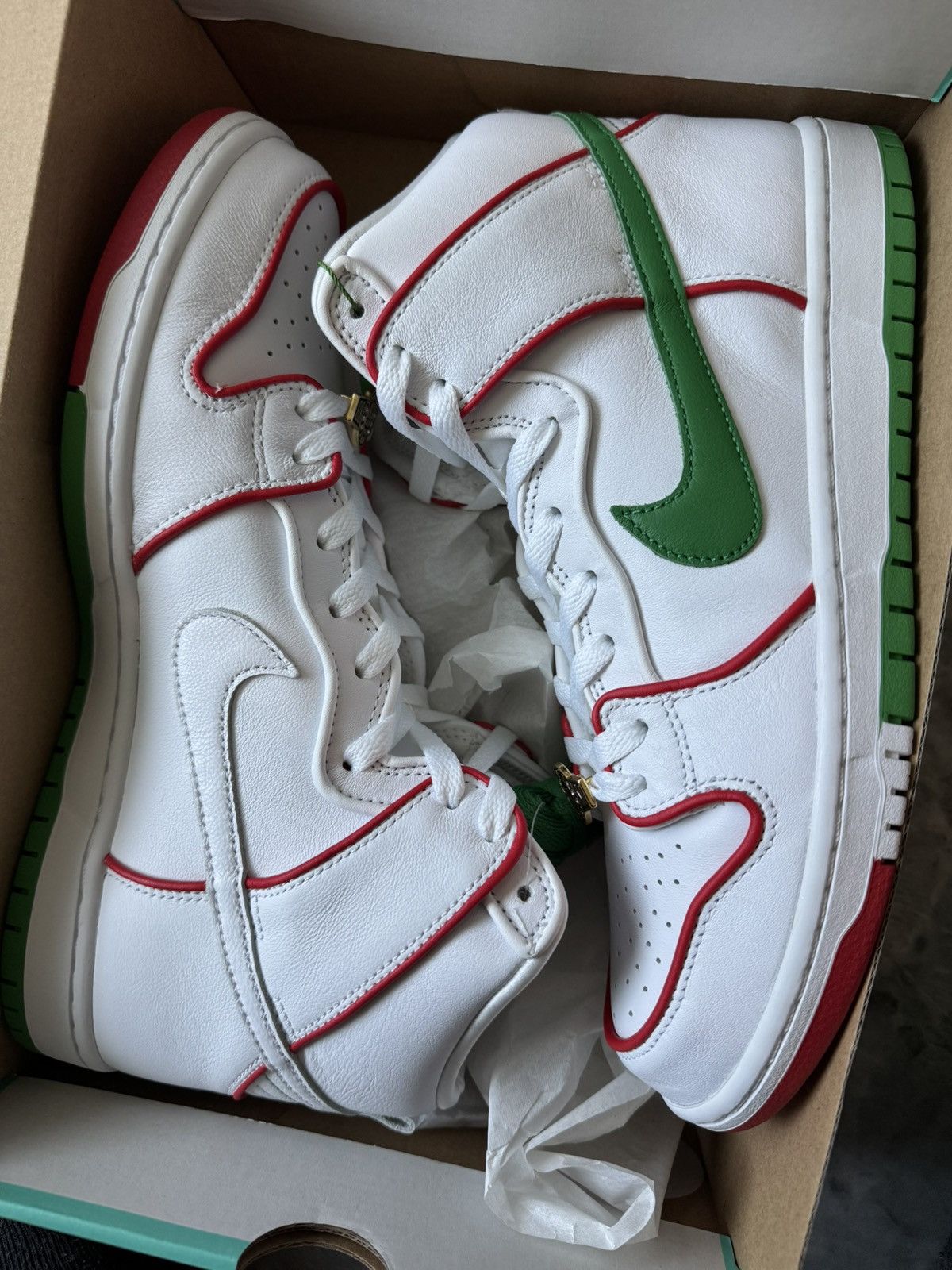 Nike 2020 Paul Rodriguez x Dunk High Premium SB ‘Boxing’ Size US 11 / EU 44 - 5 Thumbnail