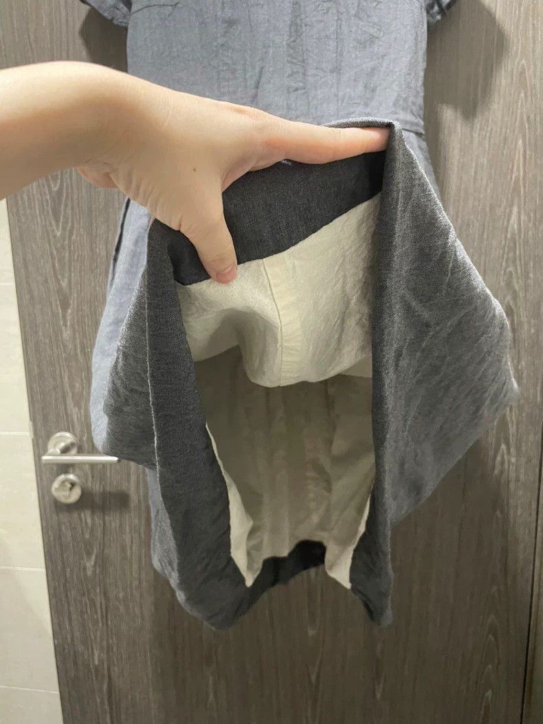 Comme des Garcons Comme Des Garcons All Wool Grey Cardigan Neck Dress Size S / US 4 / IT 40 - 4 Thumbnail