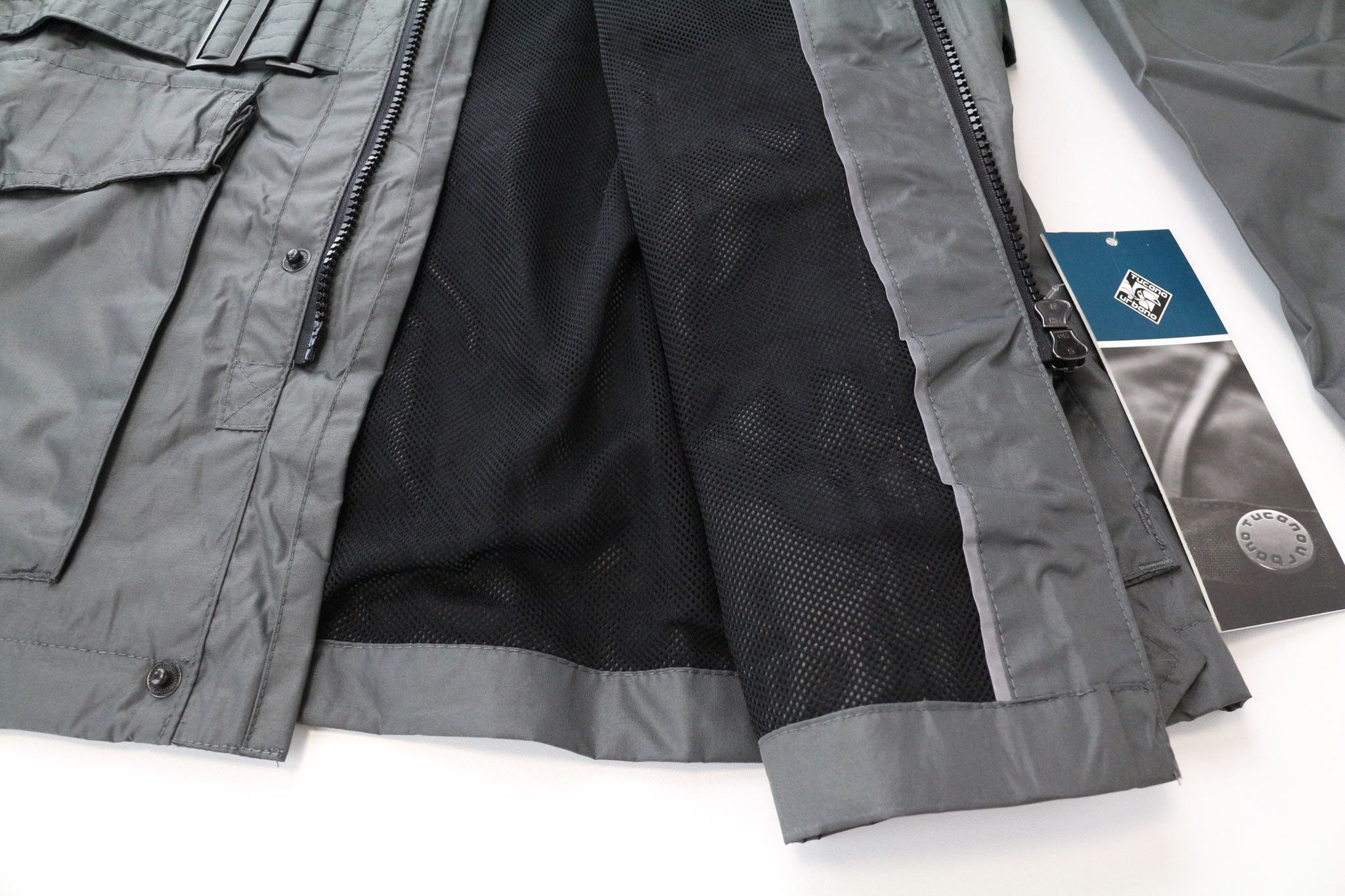 Other NEW TUCANJI M Grey Waterproof Moto Jacket 75138 Size US M / EU 48-50 / 2 - 10 Thumbnail