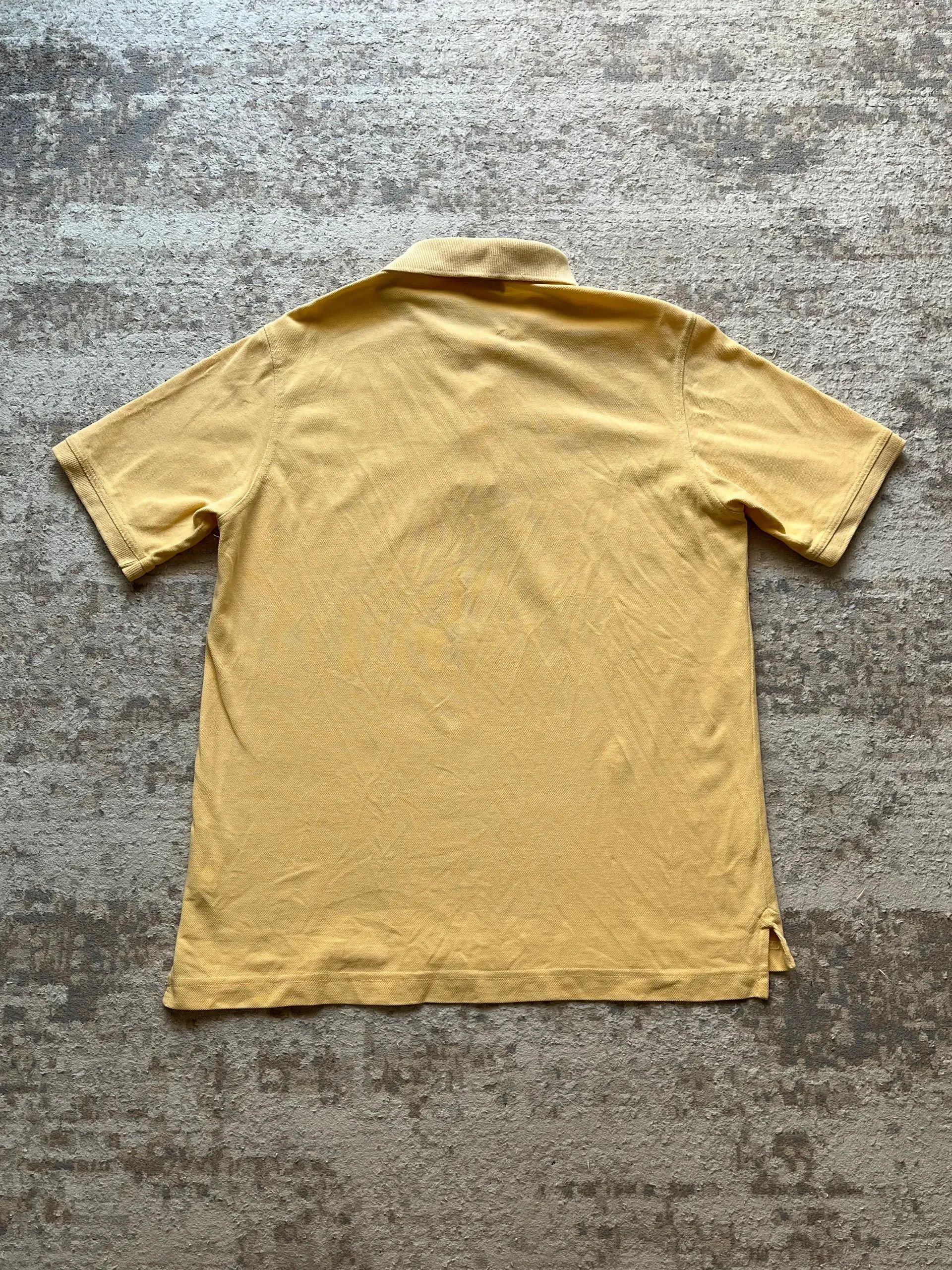 Burberry Thomas Burberry Sz L Polo Shirt Yellow Size US L / EU 52-54 / 3 - 8 Thumbnail