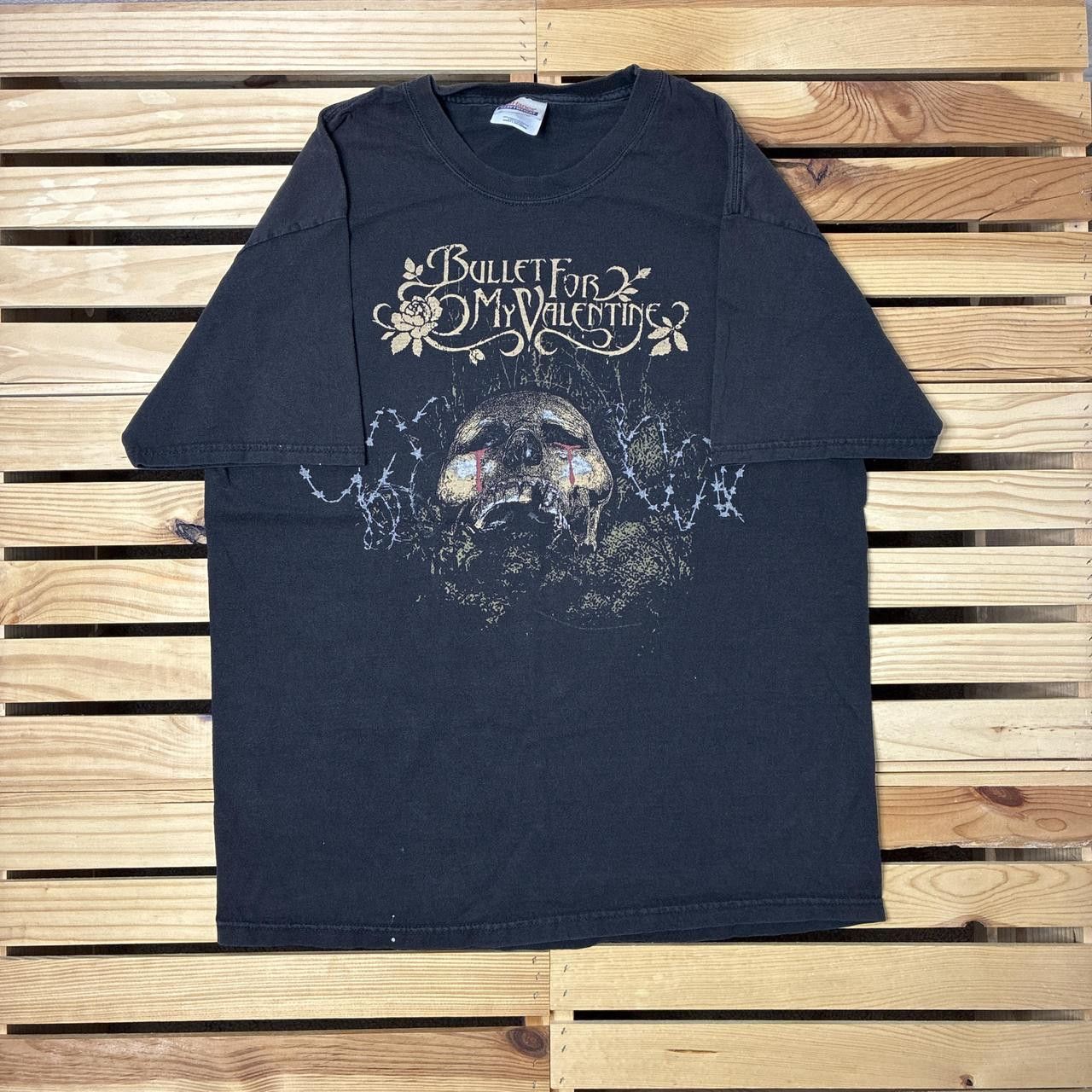 Hanes Vintage Bullet for My Valentine Black Band Tee Size Large Size US L / EU 52-54 / 3 - 1 Thumbnail