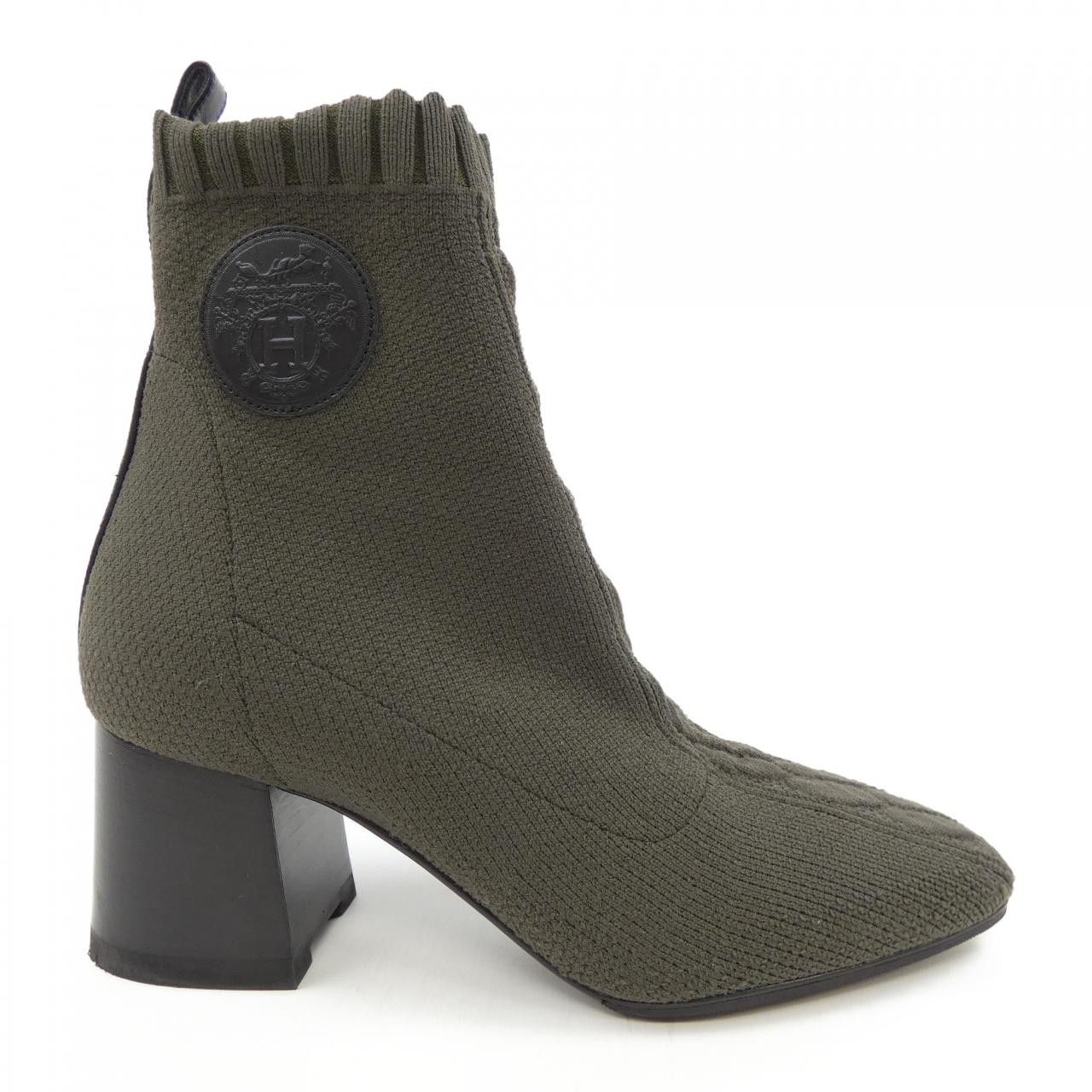 Hermes Hermes Hermes Knit Boots Textile Shoes DUTY FREE for USA Size ONE SIZE - 1 Thumbnail