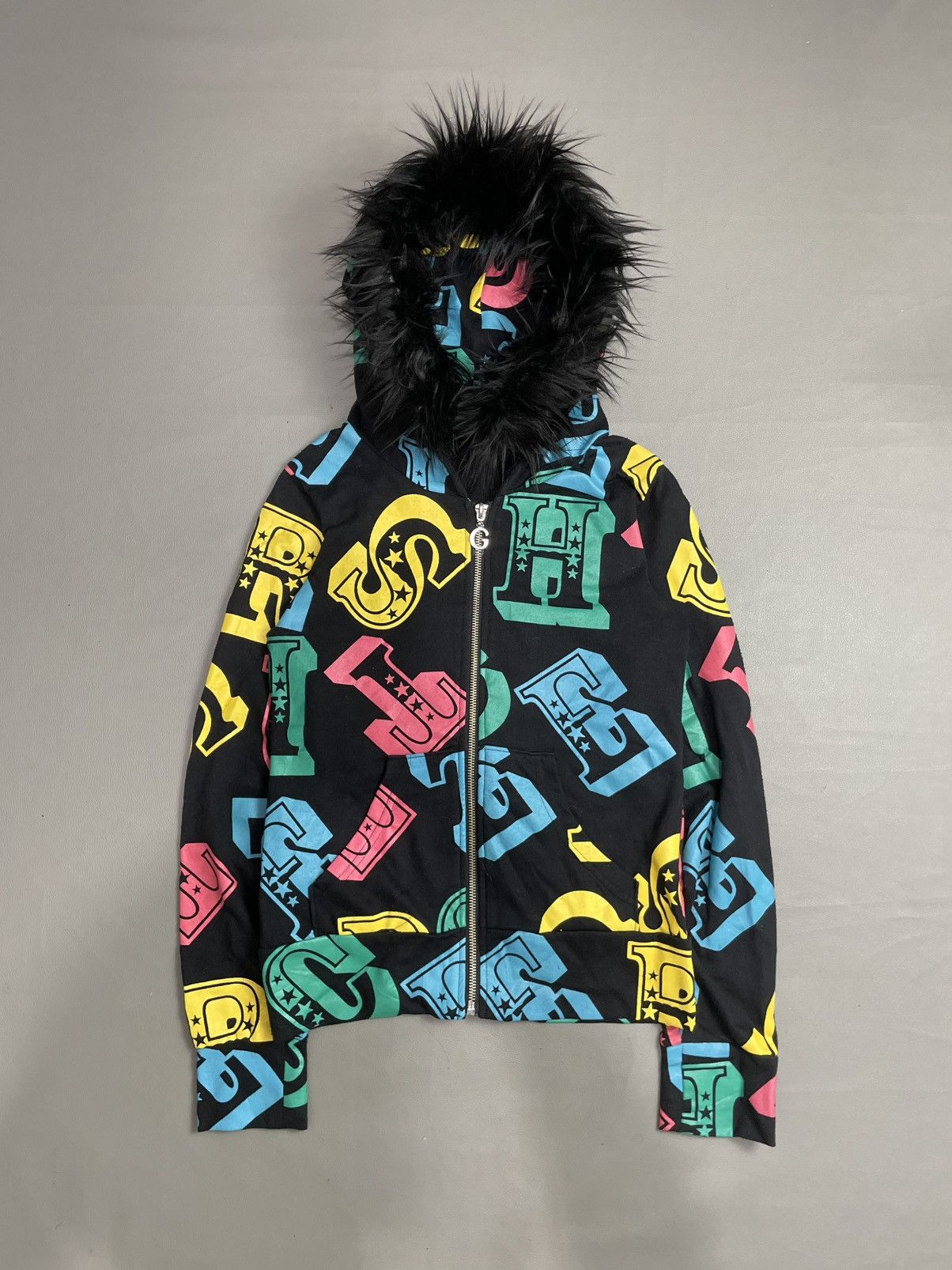Japanese Brand Joky gal Y2k fur Hoodie Size M / US 6-8 / IT 42-44 - 1 Thumbnail
