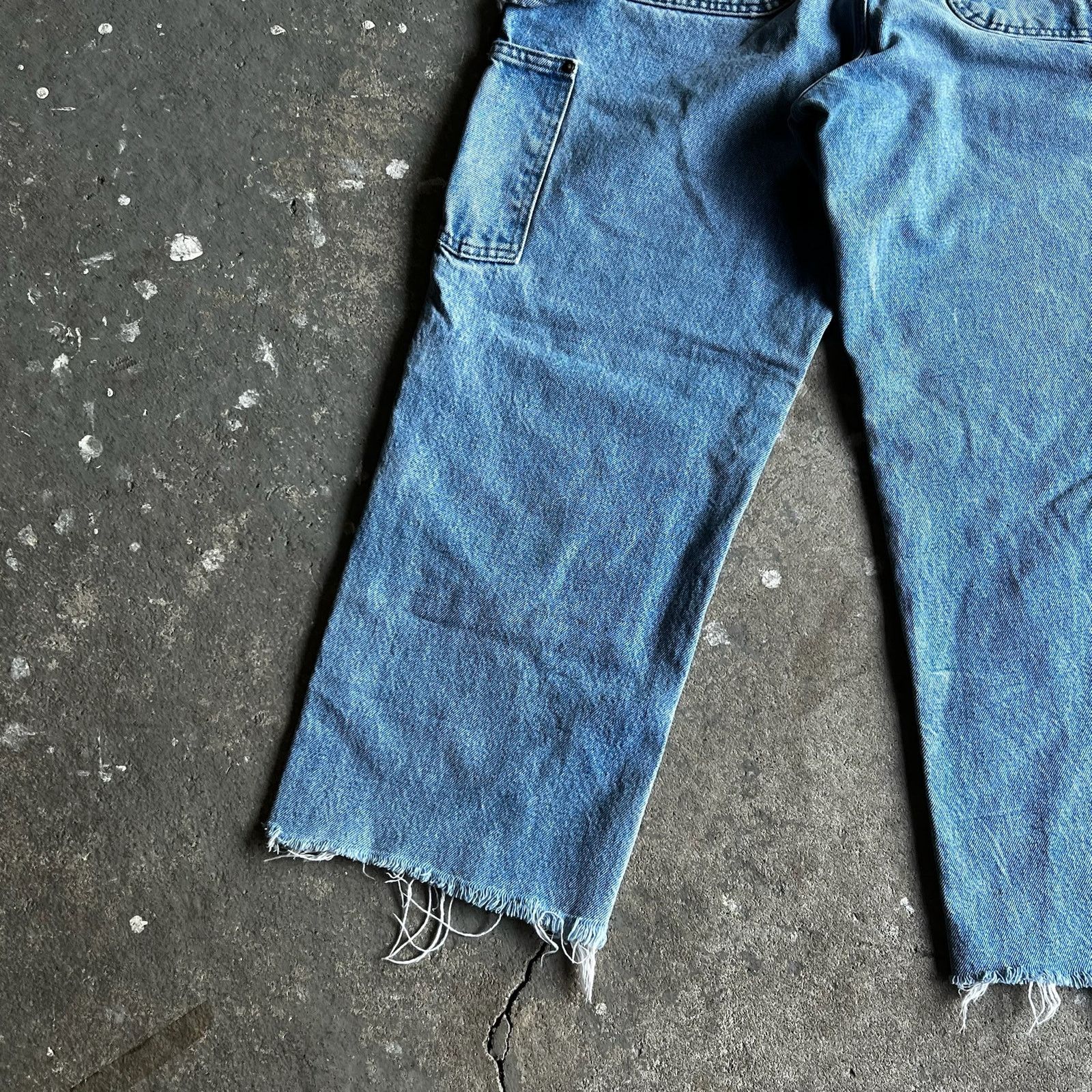 Carhartt × Vintage Carhartt denim blue jean double knee work carpenter pants Size US 29 - 9 Thumbnail