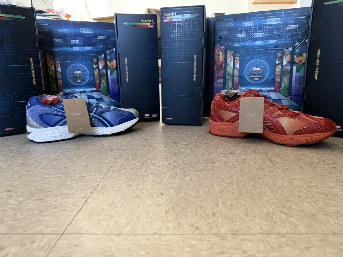 Asics × Kith Kith x asics x marvel vs capcom (iron man vs mega man) Size US 10.5 / EU 43-44 - 1 Thumbnail