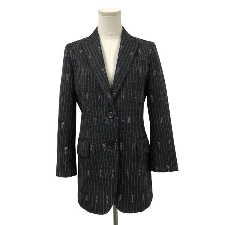 Gucci Gucci Logo Pinstripe Blazer Size 40 Size S / US 4 / IT 40 - 1 Thumbnail