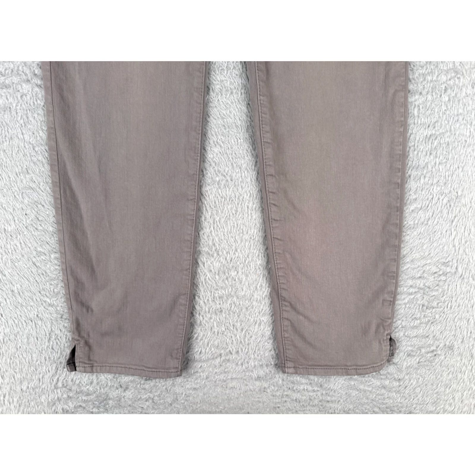 NYDJ NYDJ Jeans Womens 2 Gray Denim Straight Split Hem Curves 360 Cotton Mid 26x28 Shirt Women Adult Slim Fit 5-Pocket Streetwear Western 90s Mens Girls Size 26" / US 2 / IT 38 - 2 Thumbnail