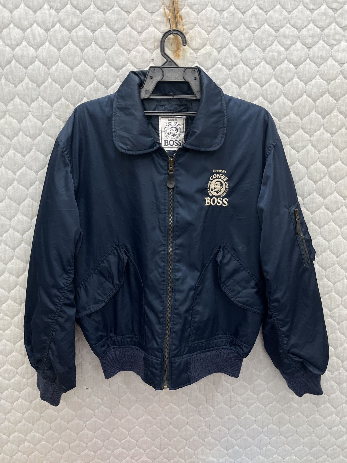 Japanese Brand × Vintage 🔥🔥🔥STEALS SUNTORY BOSS COFFEE A2 BOMBER JACKET Size US M / EU 48-50 / 2 - 1 Thumbnail