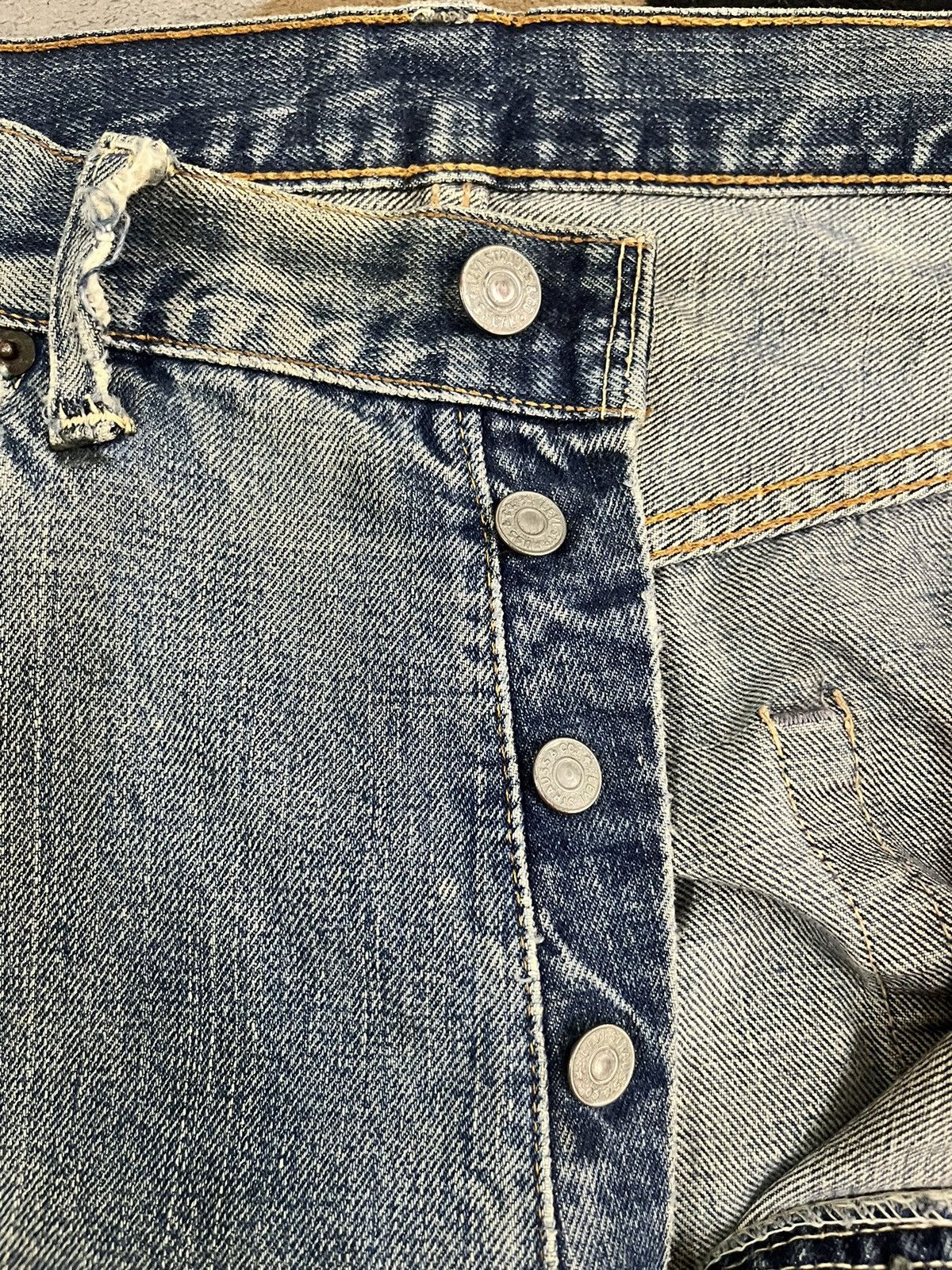 Levi's True Vintage 60’s Levi’s 501 Big E Button 4 Selvedge Denim Size US 32 / EU 48 - 12 Thumbnail