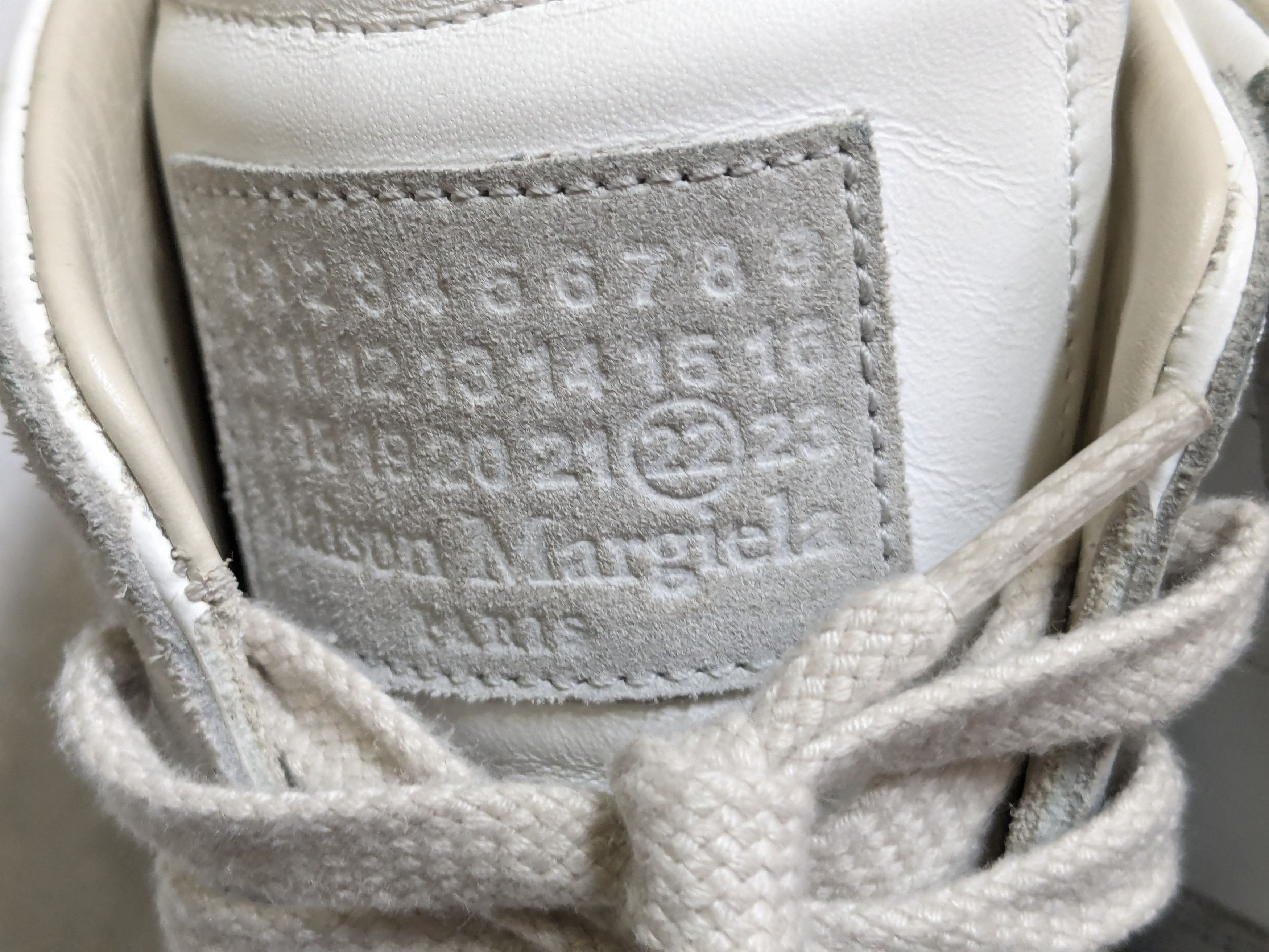 Maison Margiela Maison Margiela GAT Replica White Gray 9 42 High Tops Size US 9 / EU 42 - 3 Thumbnail