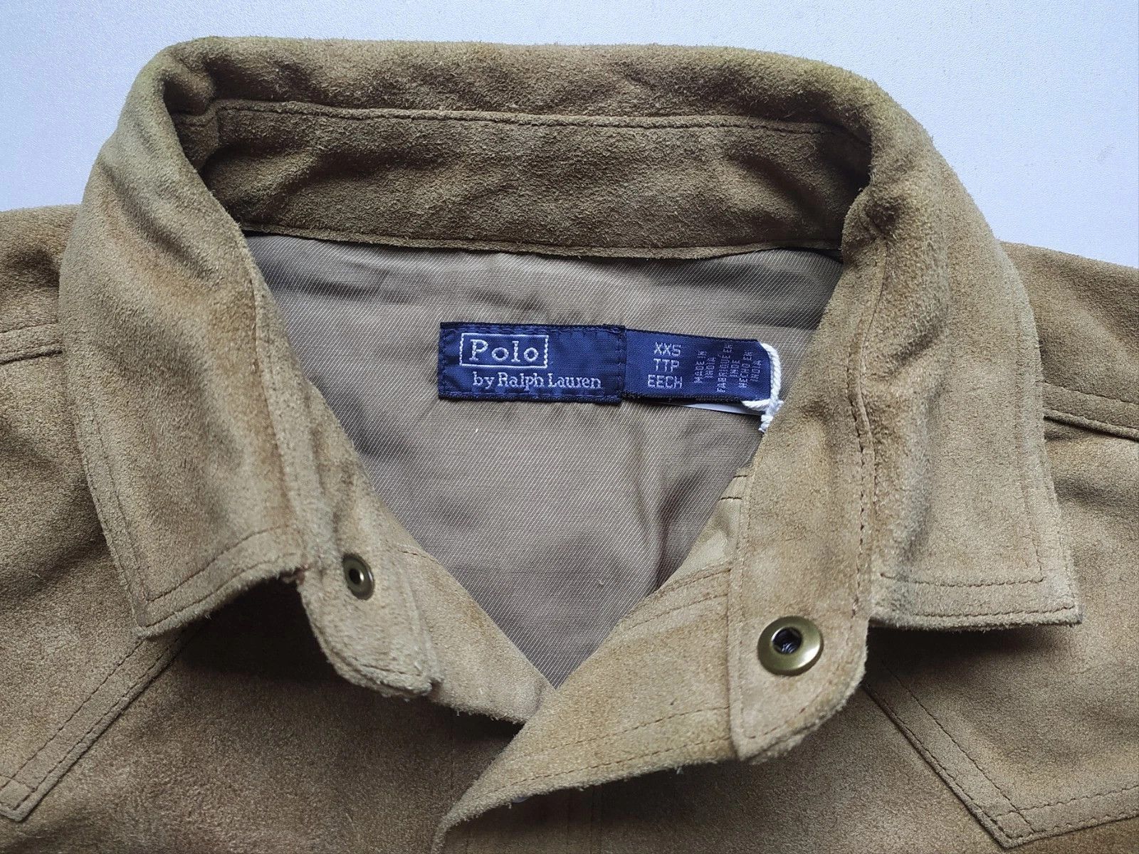 Polo Ralph Lauren Polo Ralph Lauren Suede Shirt jacket FTP 0705 Size US XXS / EU 40 - 2 Thumbnail