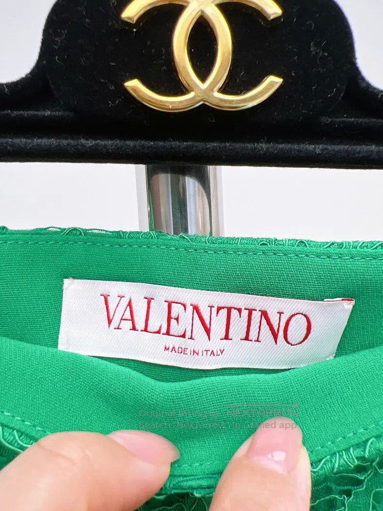 Other Valentino Green lace shorts Size 37" - 6 Thumbnail