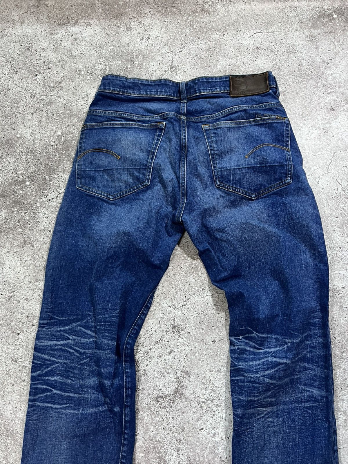 G-Star Distressed G-Star Raw Denim Jeans Size 34x34 Faded Jeans Size US 34 / EU 50 - 2 Thumbnail
