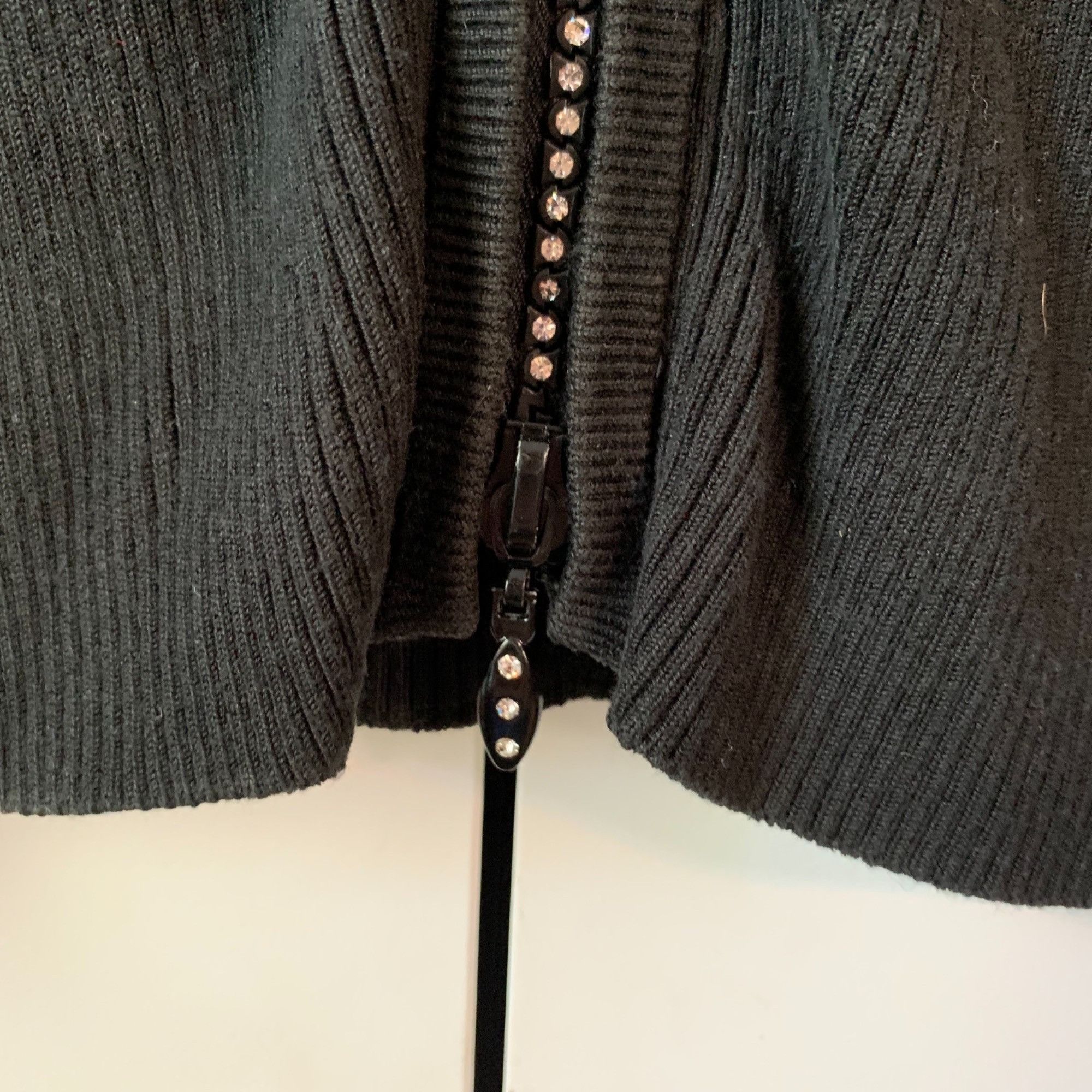 Other Cache Silk Vintage Sweater Bling Double End Zip Up Closure B Size M / US 6-8 / IT 42-44 - 4 Thumbnail