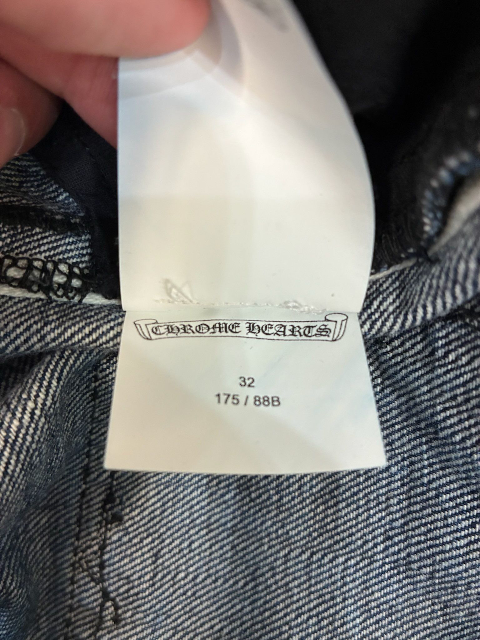Chrome Hearts Chrome Hearts Loose Ends Denim Cross Patch Jeans Size US 32 / EU 48 - 8 Thumbnail
