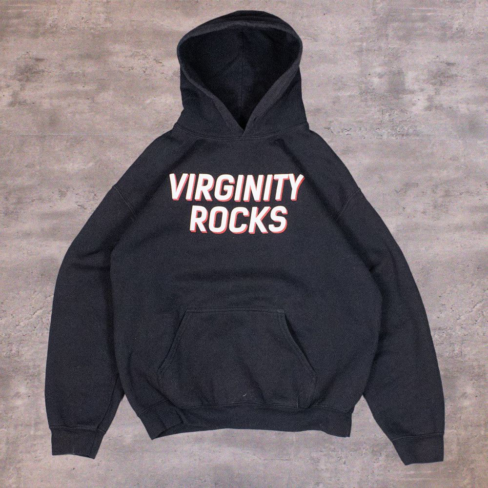 Danny Duncan Danny Duncan Virginity Rocks Black Boxy Black Hoodie Sweater Size US M / EU 48-50 / 2 - 1 Thumbnail