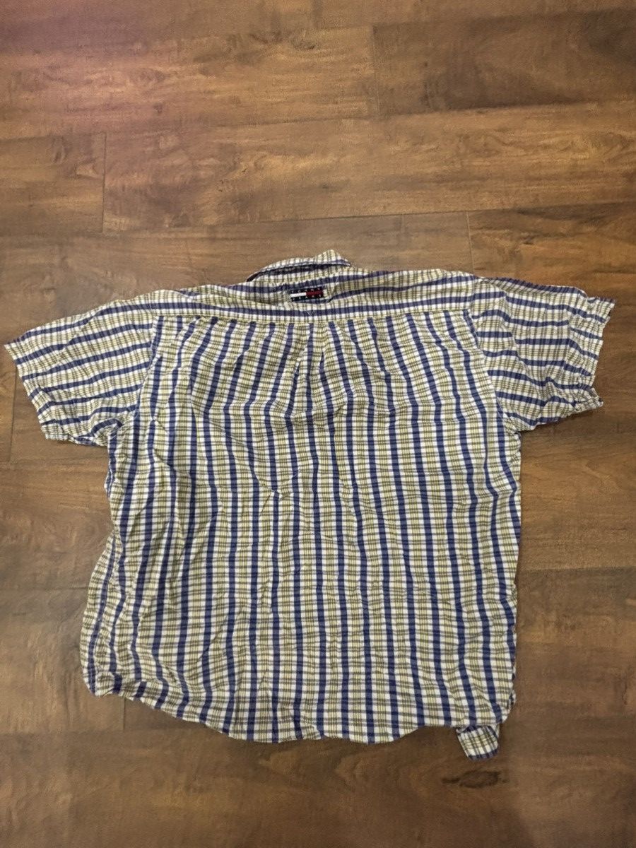 Tommy Jeans VTG Tommy Jeans Button Up Size US XL / EU 56 / 4 - 3 Thumbnail