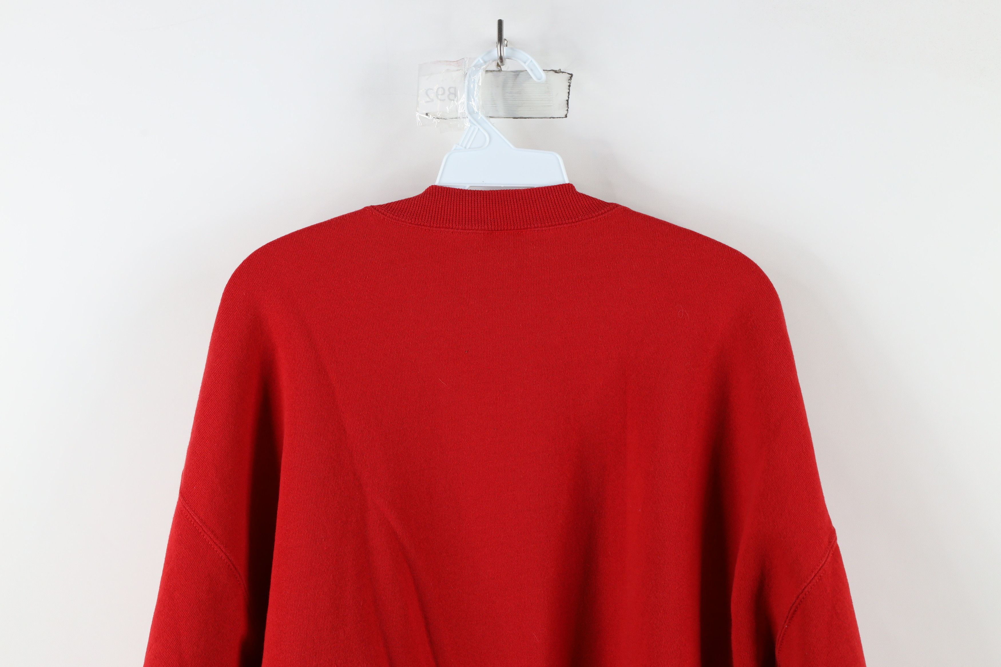 Vintage Vintage 90s Streetwear Motorcycle Flames USA Flag Sweatshirt Size US XL / EU 56 / 4 - 9 Thumbnail