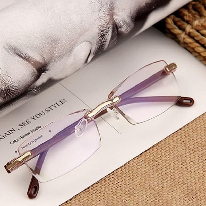 Vintage Borderless Reading Glasses Size ONE SIZE - 1 Thumbnail
