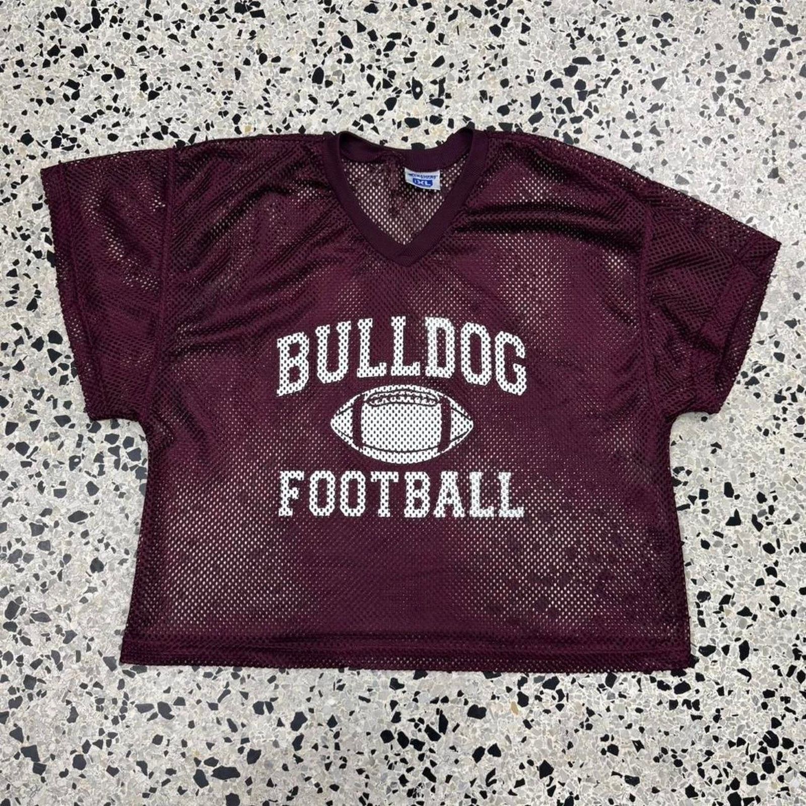 Champs Sport × Other × Vintage VINTAGE Y2K BULLDOGS FOOTBALL MESH JERSEY: Size US XL / EU 56 / 4 - 1 Thumbnail