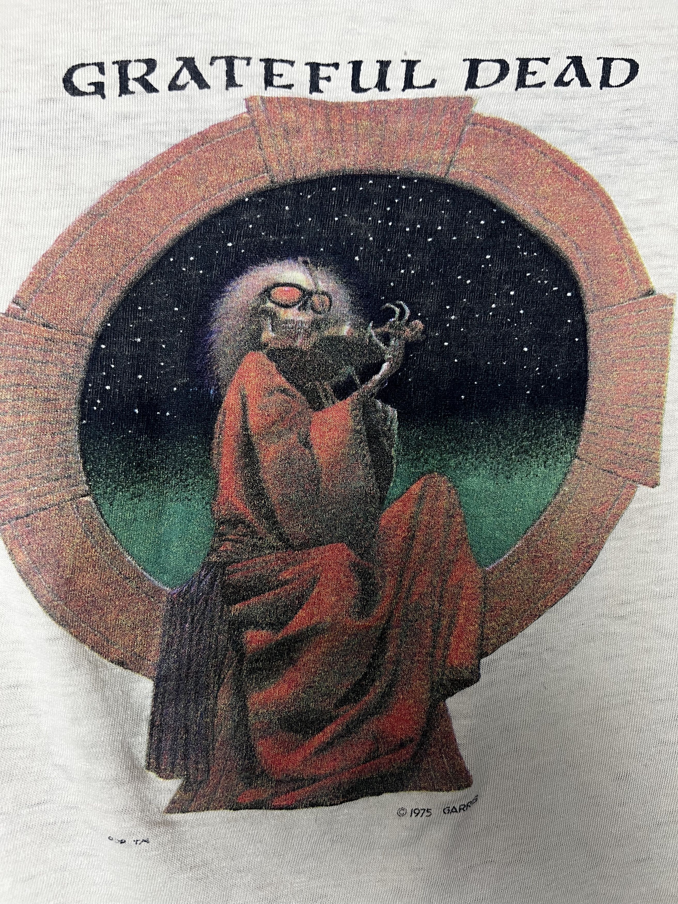 Grateful Dead Vintage 1975 Grateful Dead Garris Graphic Band T-shirt Size US S / EU 44-46 / 1 - 11 Thumbnail