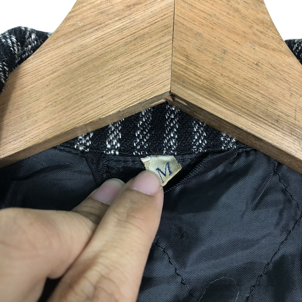 Japanese Brand 🔥VINTAGE HICKORY CHORE BOMBER JACKET BIG POCKET ISSEY MIYAKE Size US M / EU 48-50 / 2 - 19 Thumbnail