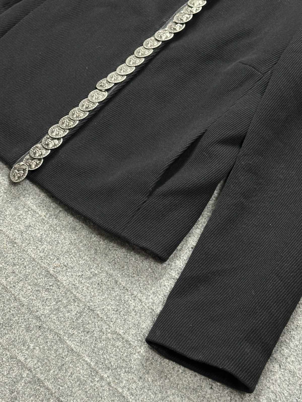 Moschino Moschino Jeans - Vintage Nipoli High Neck Wool Multi Button Size US XS / EU 42 / 0 - 7 Thumbnail